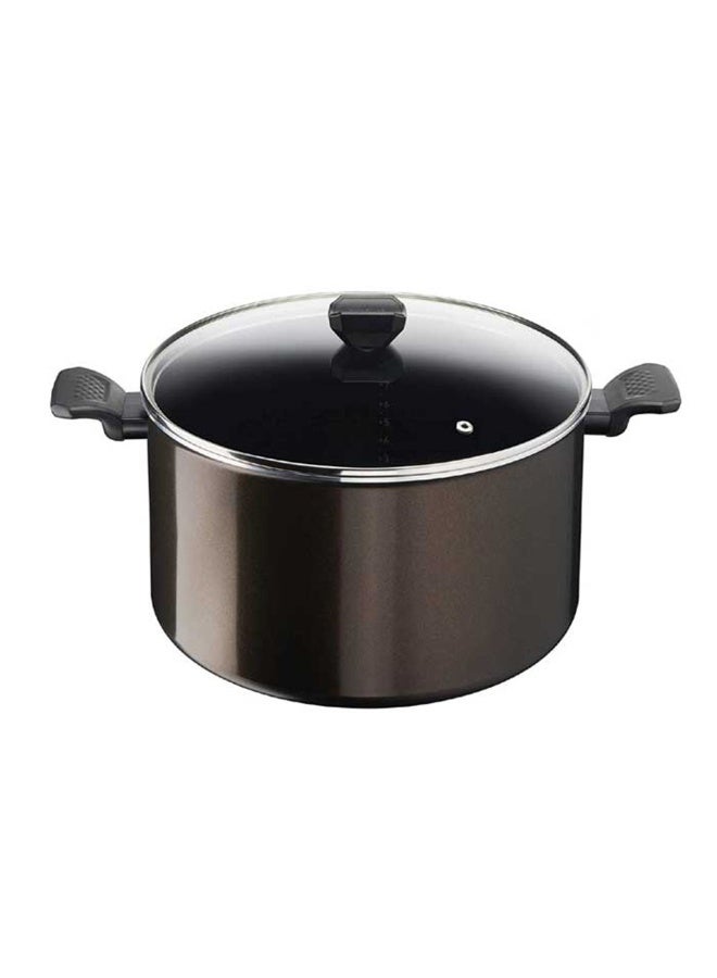 Tefal Easy Cook And Clean Stewpot 30cm + Glass Lid / B5546902 Dark Stone 30cm