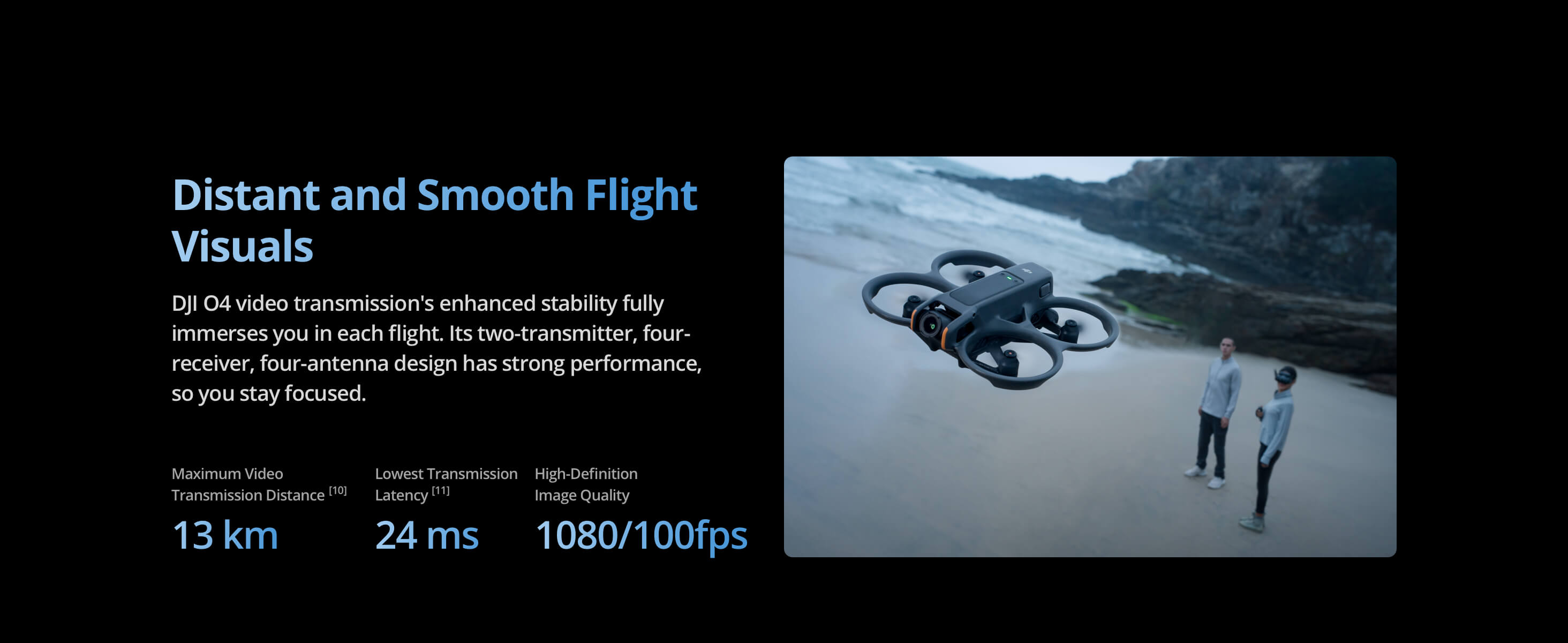 Avata 2 Fly More Combo (3 Batteries), FPV Drone with Camera 4K, Immersive Experience, One-Push Acrobatics, Built-in Propeller Guard, 155° FOV, Camera Drone with Goggles 3 and RC Motion 3