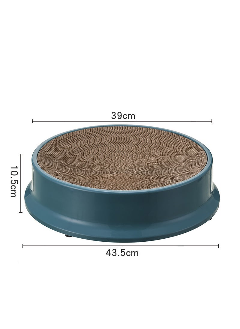 Plastic Round Cat Scratching Board Replaceable Scratch Resistant Cat Scratch Couch Bed