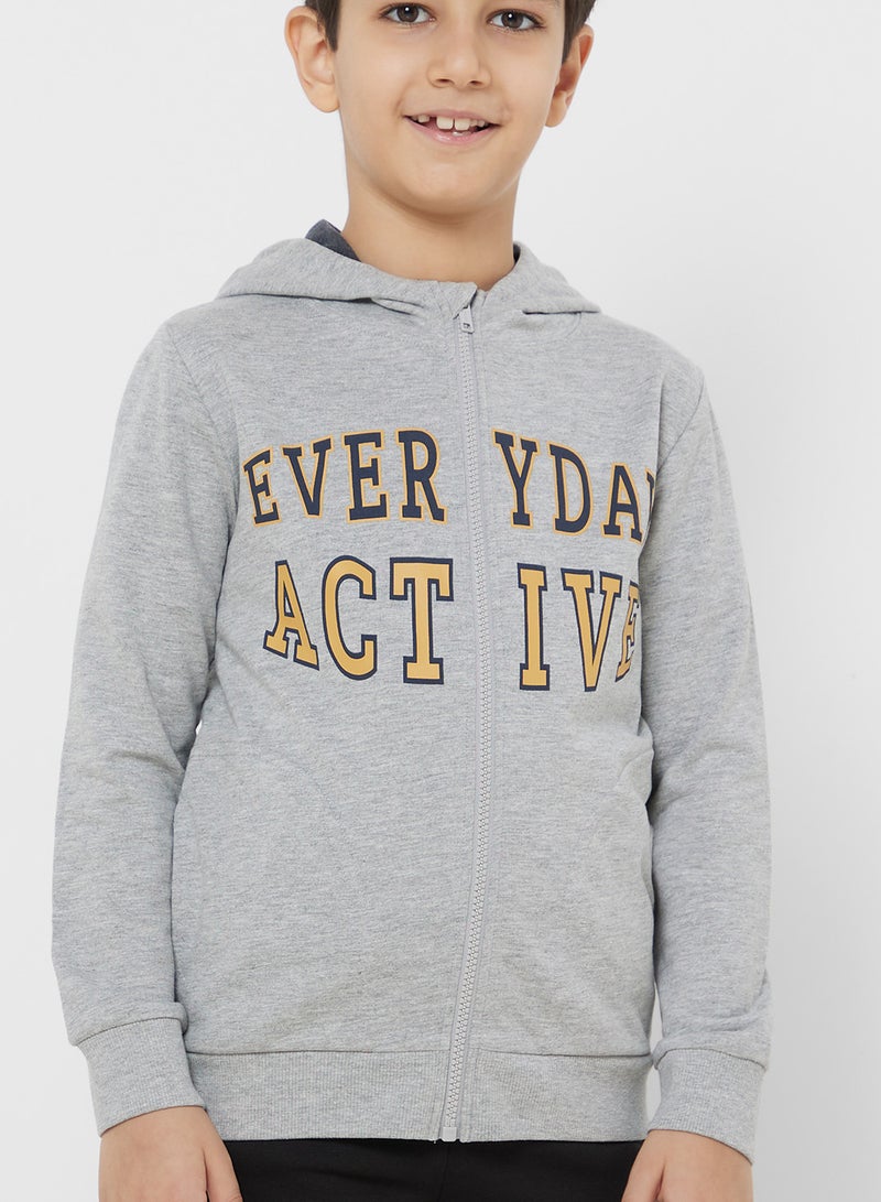 Kids Zip-Through Hoodie