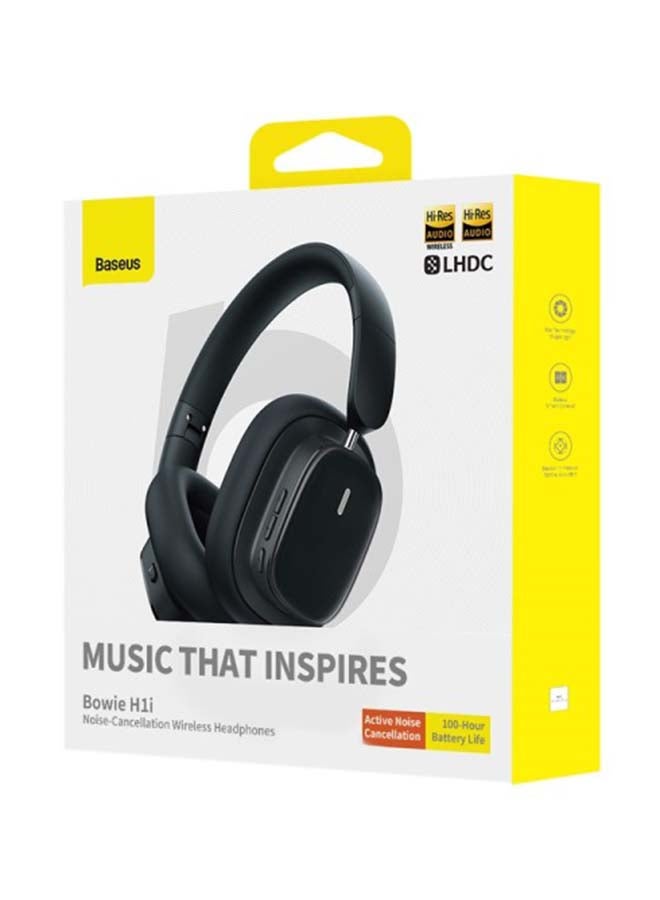 Baseus Bowie H1i Wireless Headphones - ANC Headphones 100 Hours Playtime - Black Black