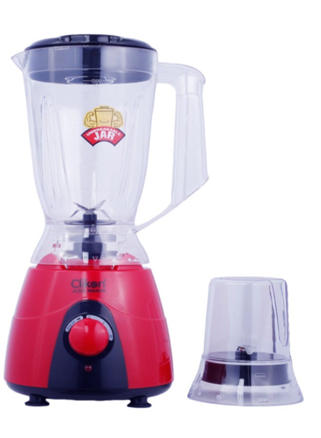 2-In-1 Electric Blender 1.5 L 350 W CK2152 Red/Clear/Black