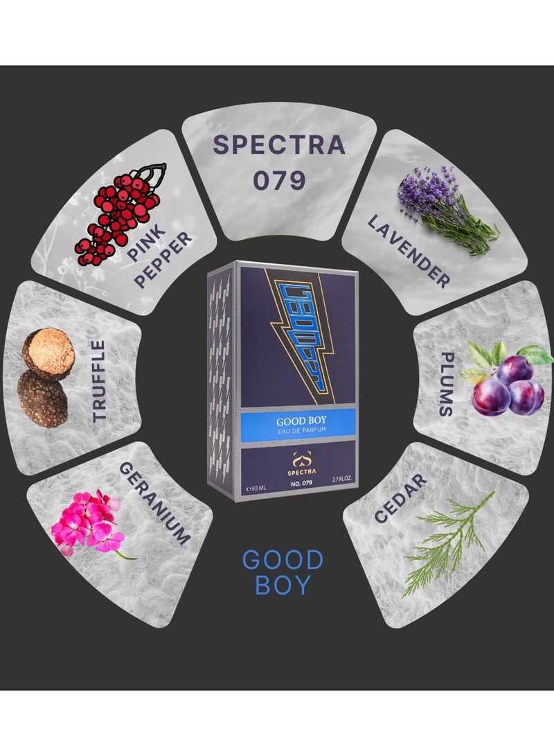 079 Good Boy EDP Perfume For Men - 80ml