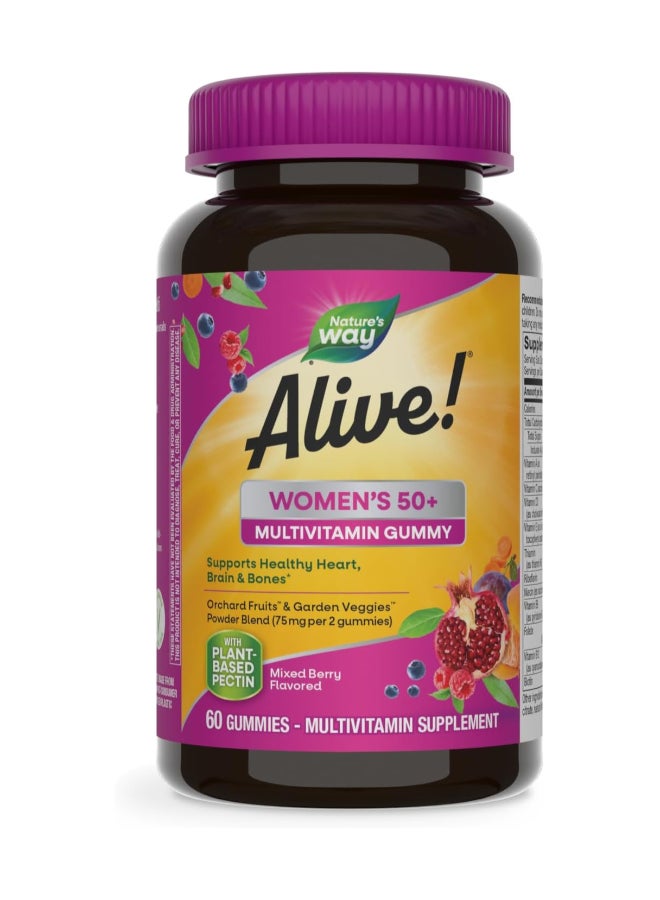 Alive Women'S 50+ Multivitamin 60 Gummies Packaging May Vary