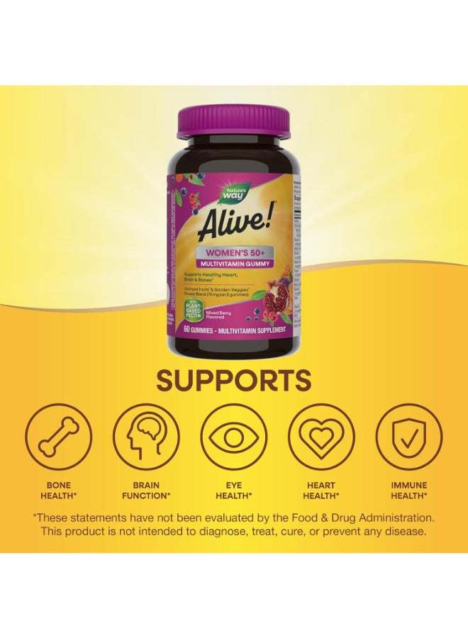 Alive Women's 50+ Multivitamin 60 Gummies Packaging May Vary