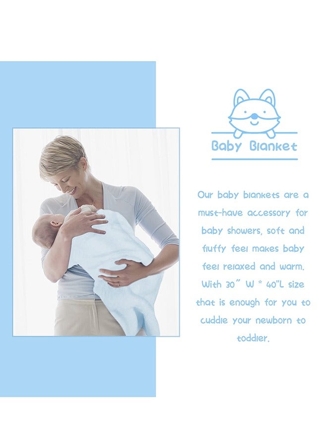 Baby Gift Basket, Newborn Gift Set with Baby Rattle, Newborn Baby Gift Set, Newborn Baby Gifts, Medium Baby Gift Basket Kit for Expecting Moms(BLUE)