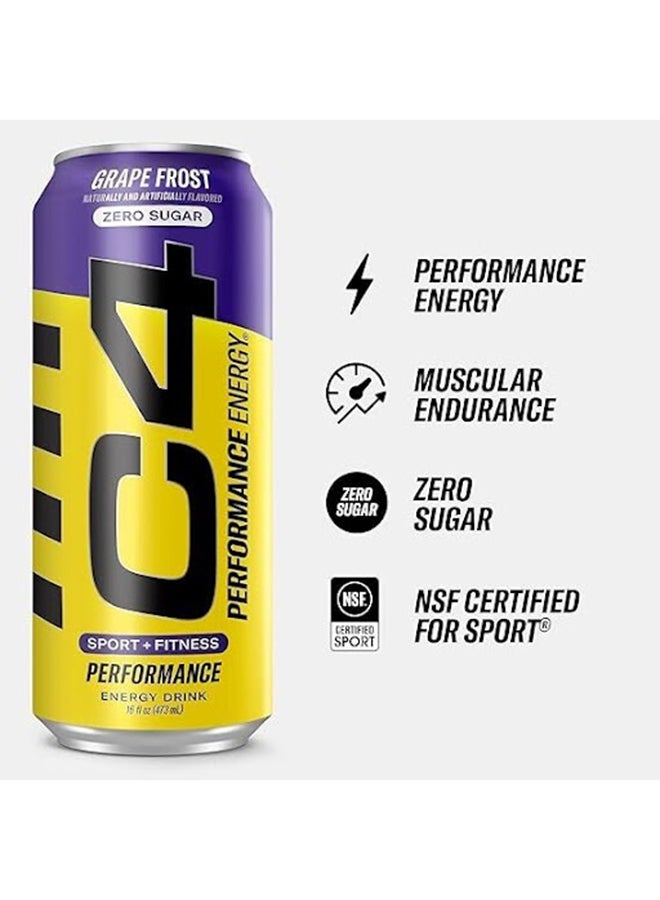 12-Pack C4 Original Carbonated Zero Sugar Energy Drink