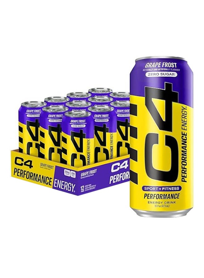 12-Pack C4 Original Carbonated Zero Sugar Energy Drink