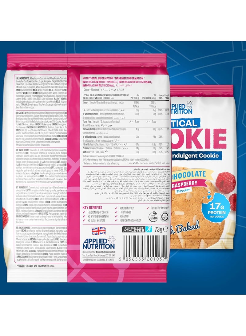 Critical Cookie White Chocolate & Raspberry Box of 12