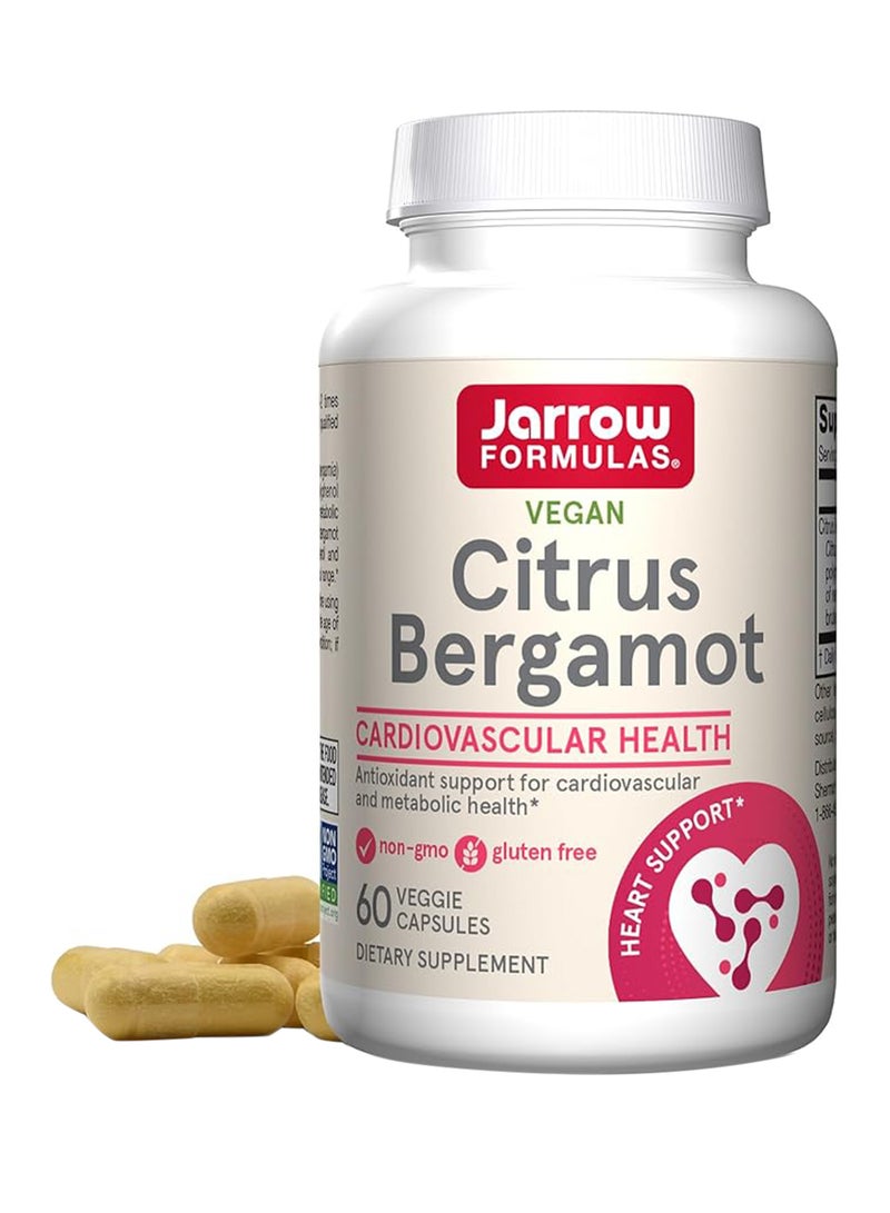 Citrus Bergamot Dietary Supplement 60 Veggie Capsulespackaging May Vary