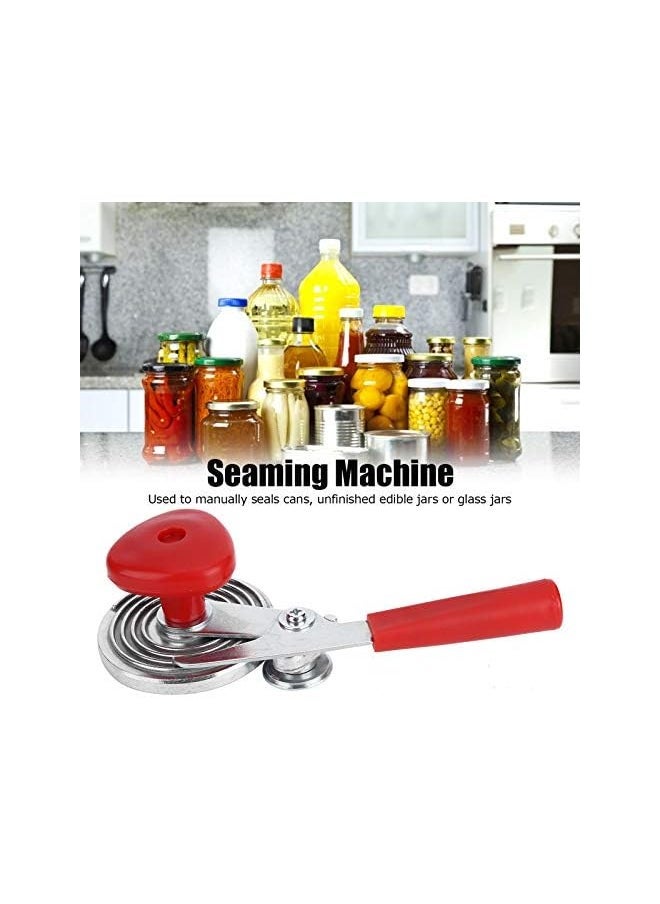 Can Sealer, Portable Can Round Sealer Beader Press Sealing Glass Hand Tool, Durable Crimping Seaming Device Machine For Manual Canning Sealing Glass Jars Sealing Edible Jars