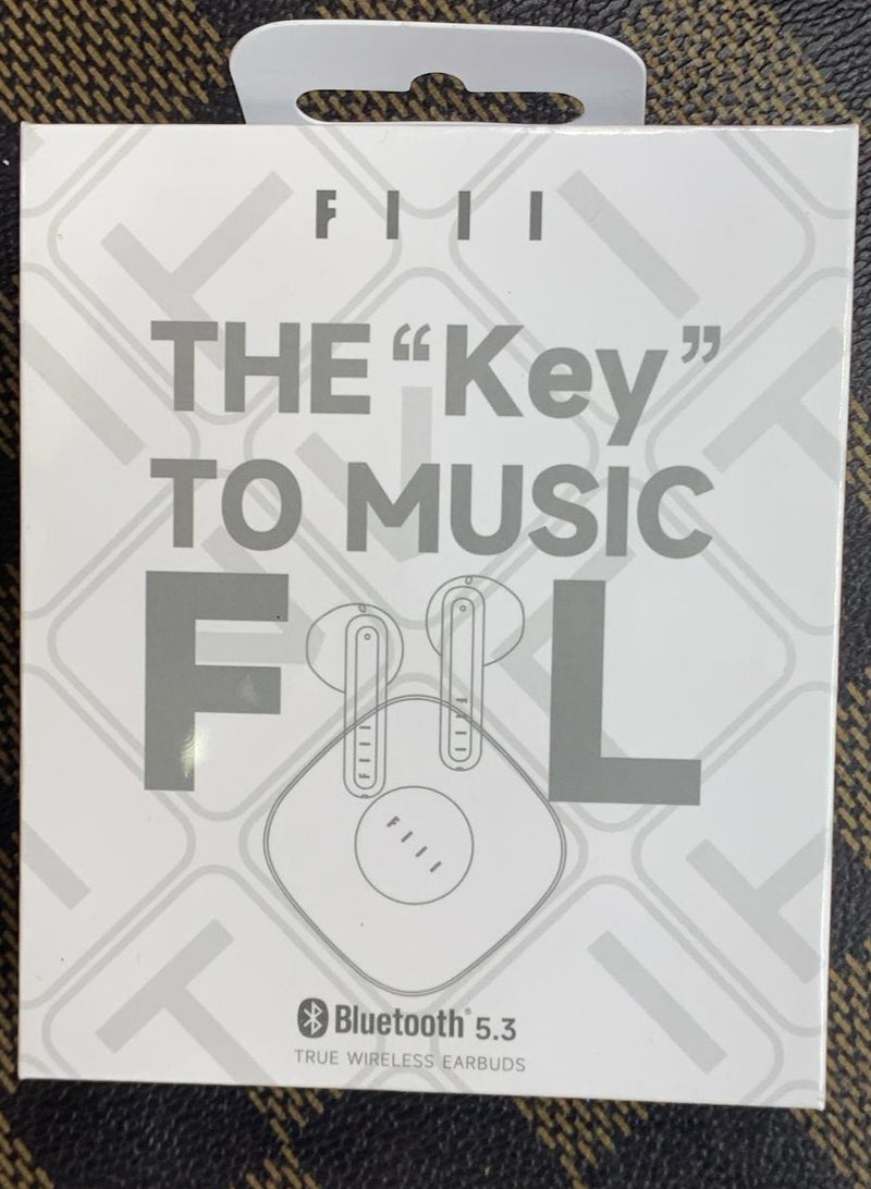 FIIL Key TWS Wireless Bluetooth 5.3 Earphone purre cloction earbuds White GLOBAL version 2024