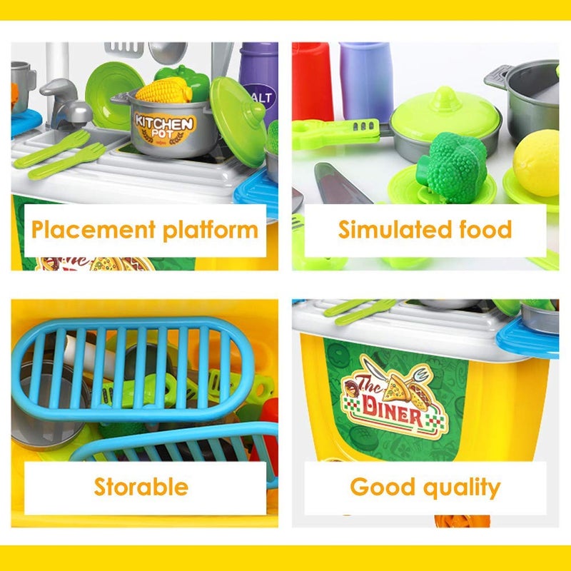 31-Piece Bbq Kitchen Pretend Play Toys