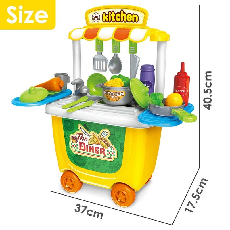 31-Piece Bbq Kitchen Pretend Play Toys