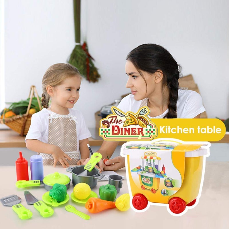 31-Piece Bbq Kitchen Pretend Play Toys
