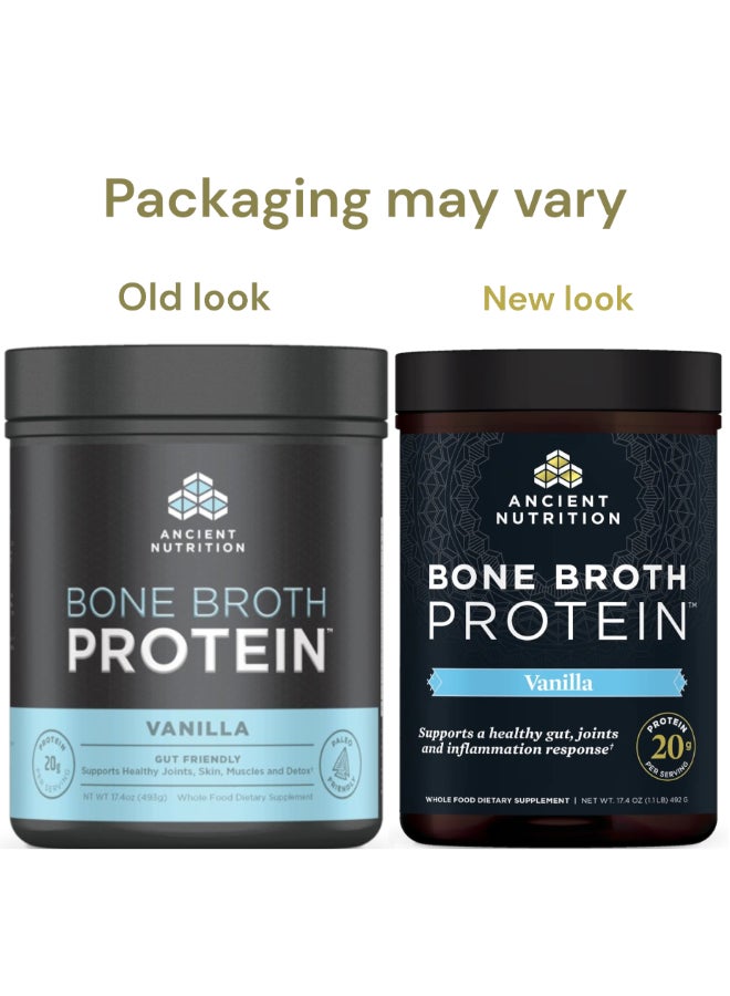 Bone Broth Protein, Vanilla 1.1 Lb Packaging May Vary