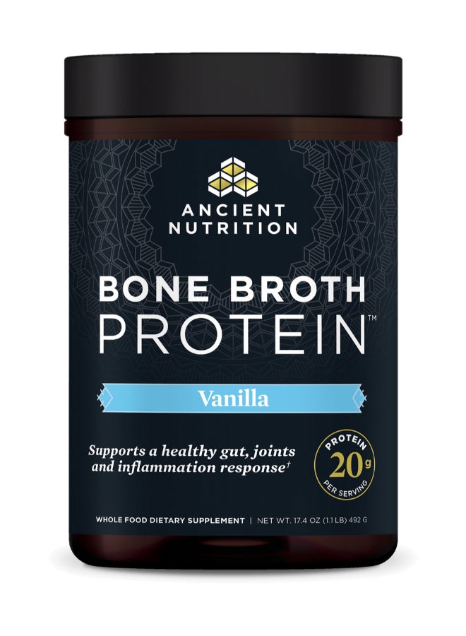 Bone Broth Protein, Vanilla 1.1 Lb Packaging May Vary