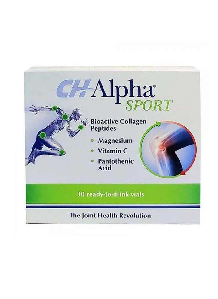 CH-ALPHA  Sport bioactive Collagen 30 ready to drink Vials