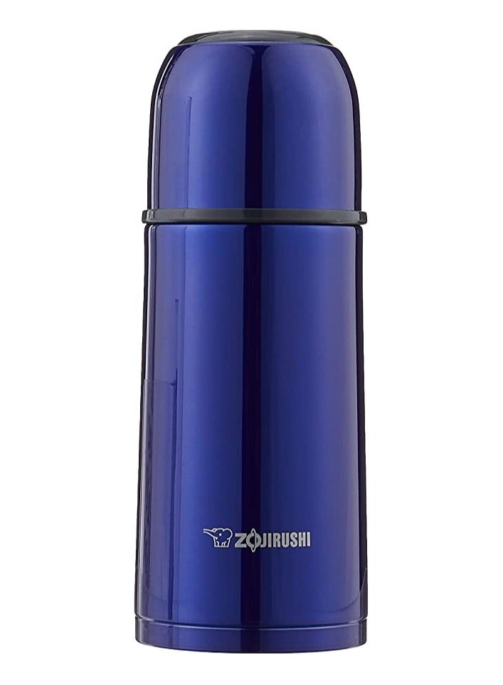 BLUE COLOUR, BOTTLE WITH CUP 0.35LTR