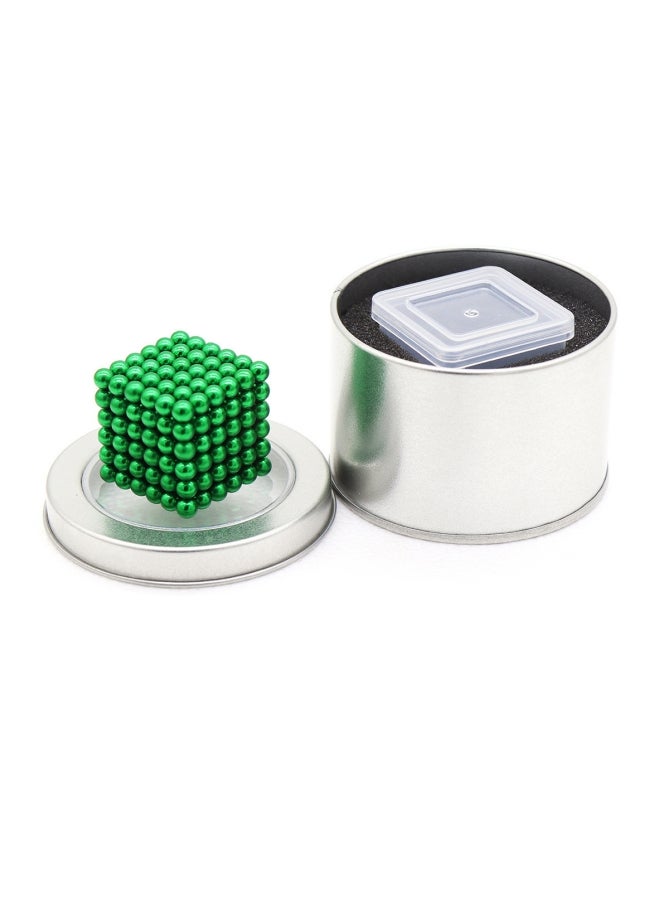 Magnetic DIY Beads 5MM Green 216+6+Iron Box