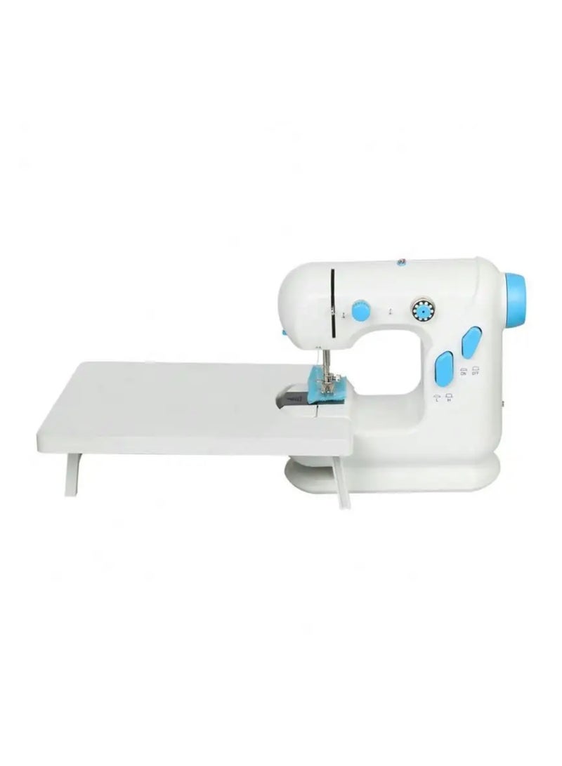 Sewing Machine Mini Electric Household Crafting Mending Overlock 12 Stitches with Presser Foot Pedal Beginners