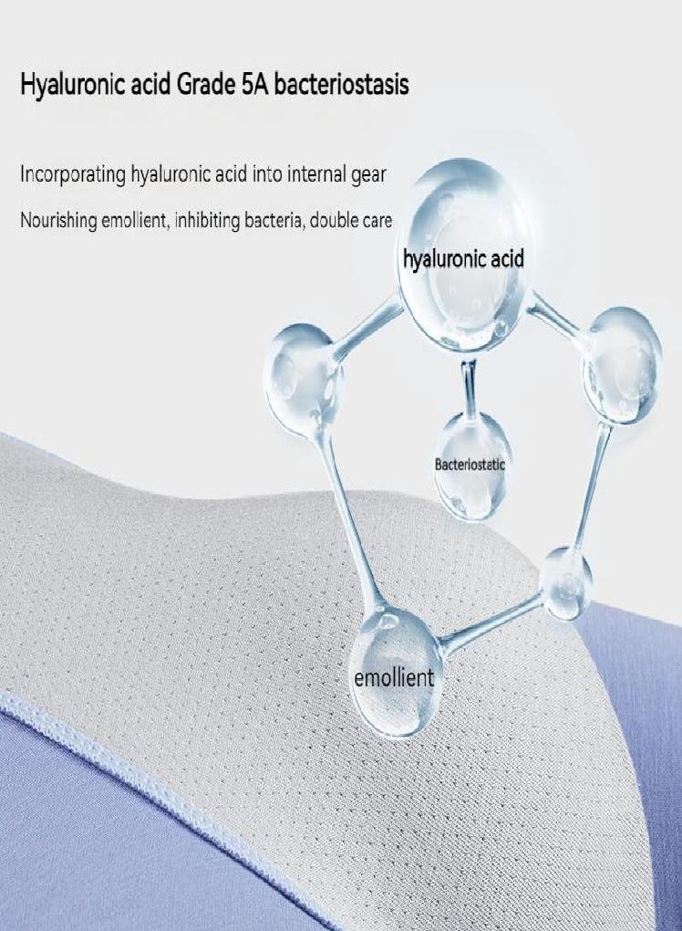 100 Branch Modal Seamless Men's Underwear Bacteriostatic Crotch Hyaluronic Acid Ice Silk Underwear 1Pcs