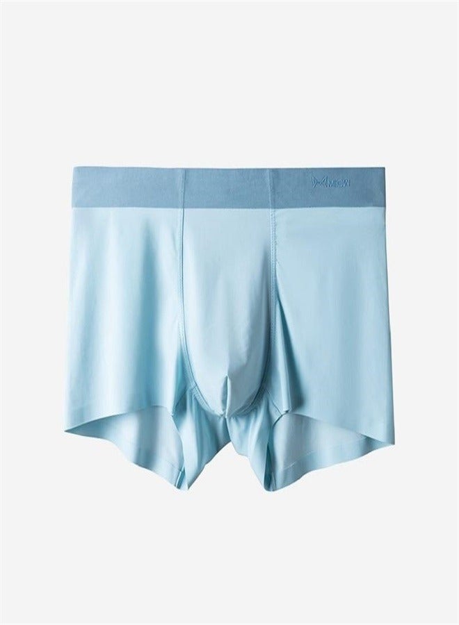 3Pcs  Seamless Boxer Men Underwear Ice Silk Graphene Antibacterial Boxershorts Underpants Panties Underware Trunks