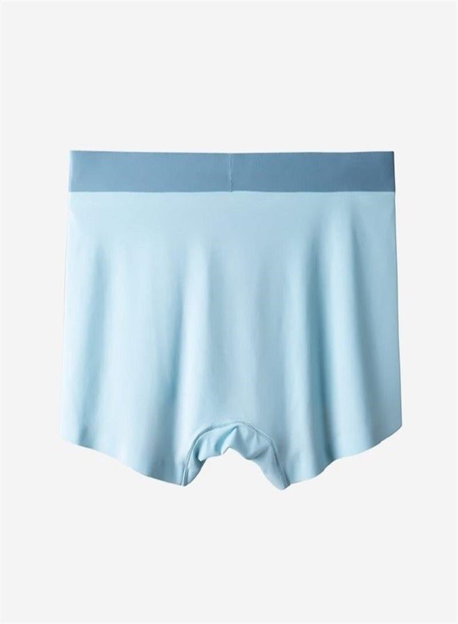 3Pcs  Seamless Boxer Men Underwear Ice Silk Graphene Antibacterial Boxershorts Underpants Panties Underware Trunks