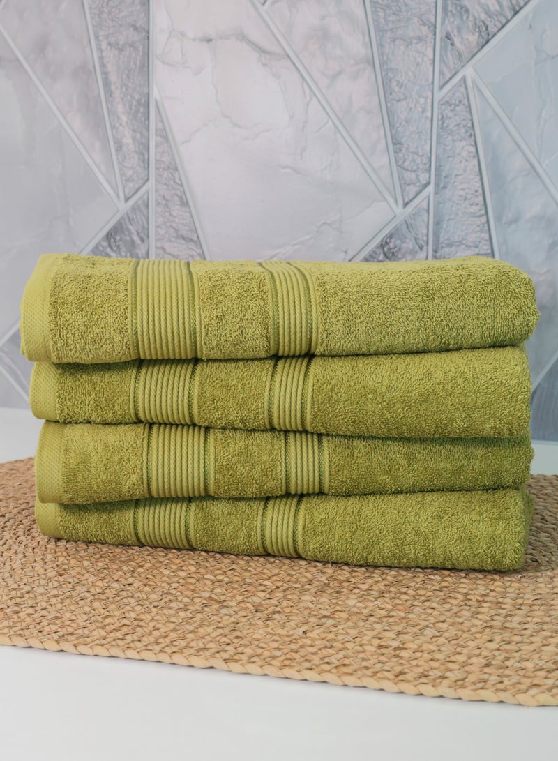 100% Cotton Ultra Soft Bath Towel Set , 70x140 cm, Quick Dry, Super Absorbent, Antibacterial Treatment, 550 GSM Terry,