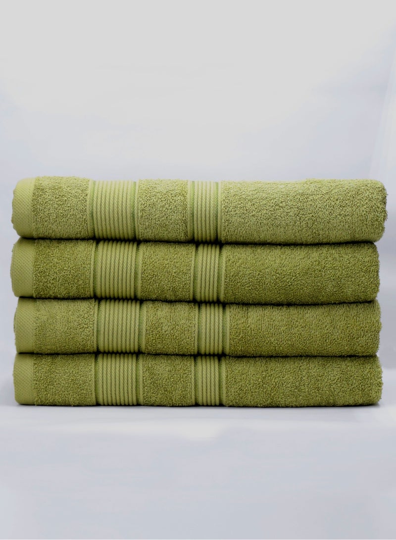 100% Cotton Ultra Soft Bath Towel Set , 70x140 cm, Quick Dry, Super Absorbent, Antibacterial Treatment, 550 GSM Terry,