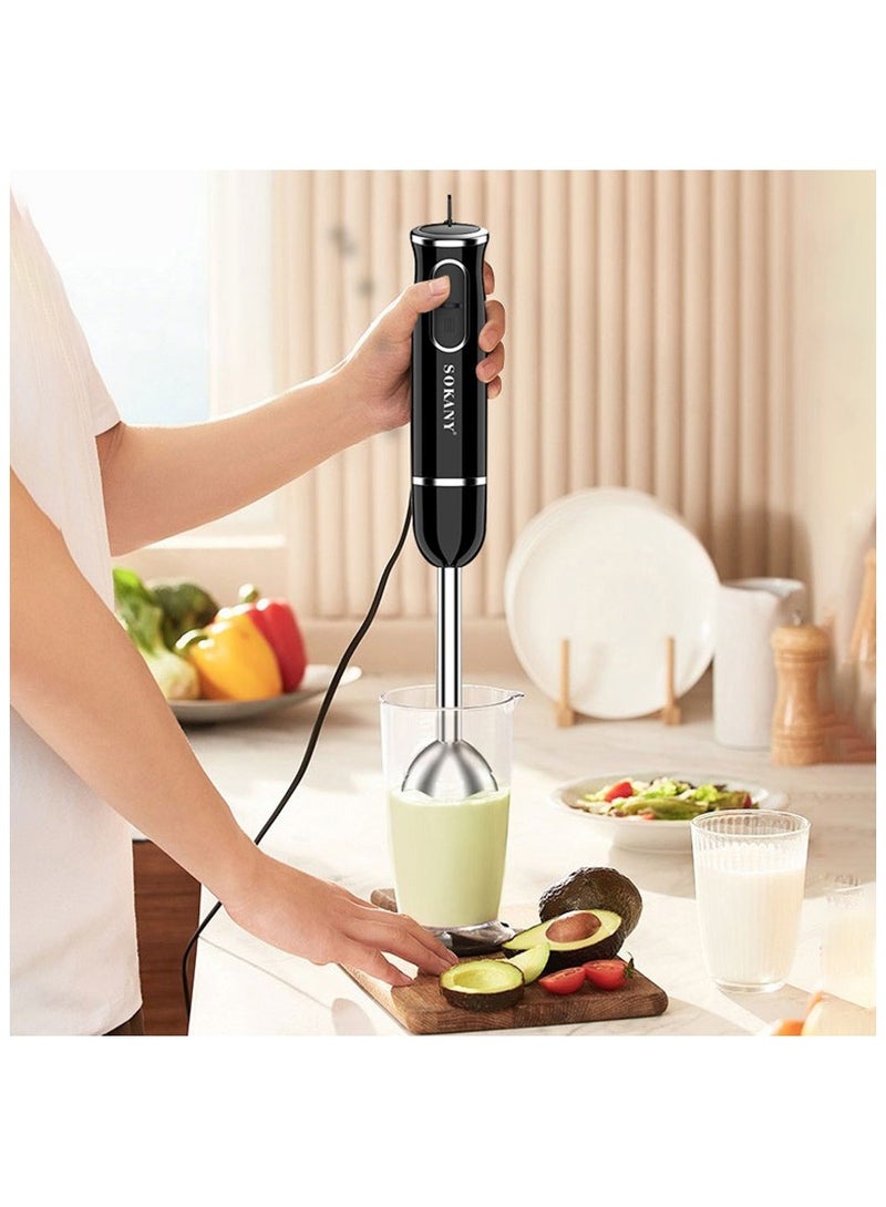 Sokany SK-1721-4 4-in-1 Multifunction Hand Blender Food Processor Electric Chopper 400W