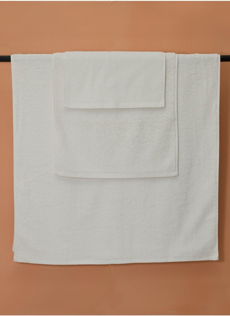 Premium White Bath Towels Set Pack of 8 600 GSM 100% Cotton Luxury Quality