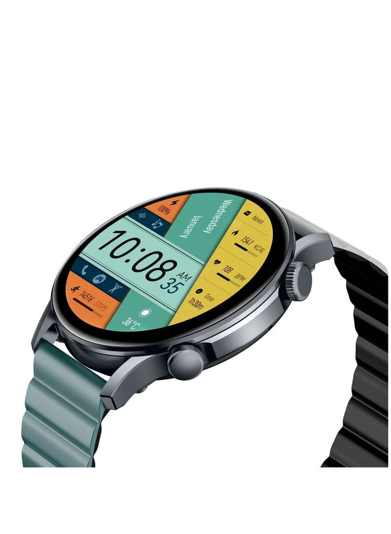 Kieslect Calling Watch Kr Pro Ltd with dual strap - SILVER