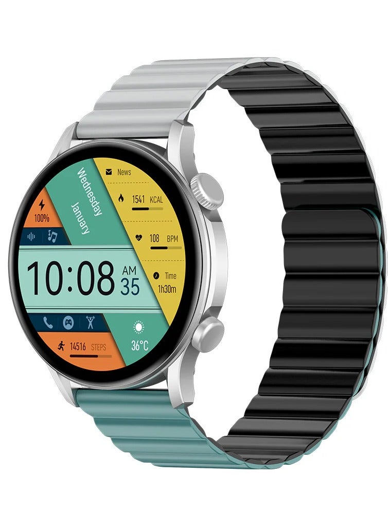 Kieslect Calling Watch Kr Pro Ltd with dual strap - SILVER