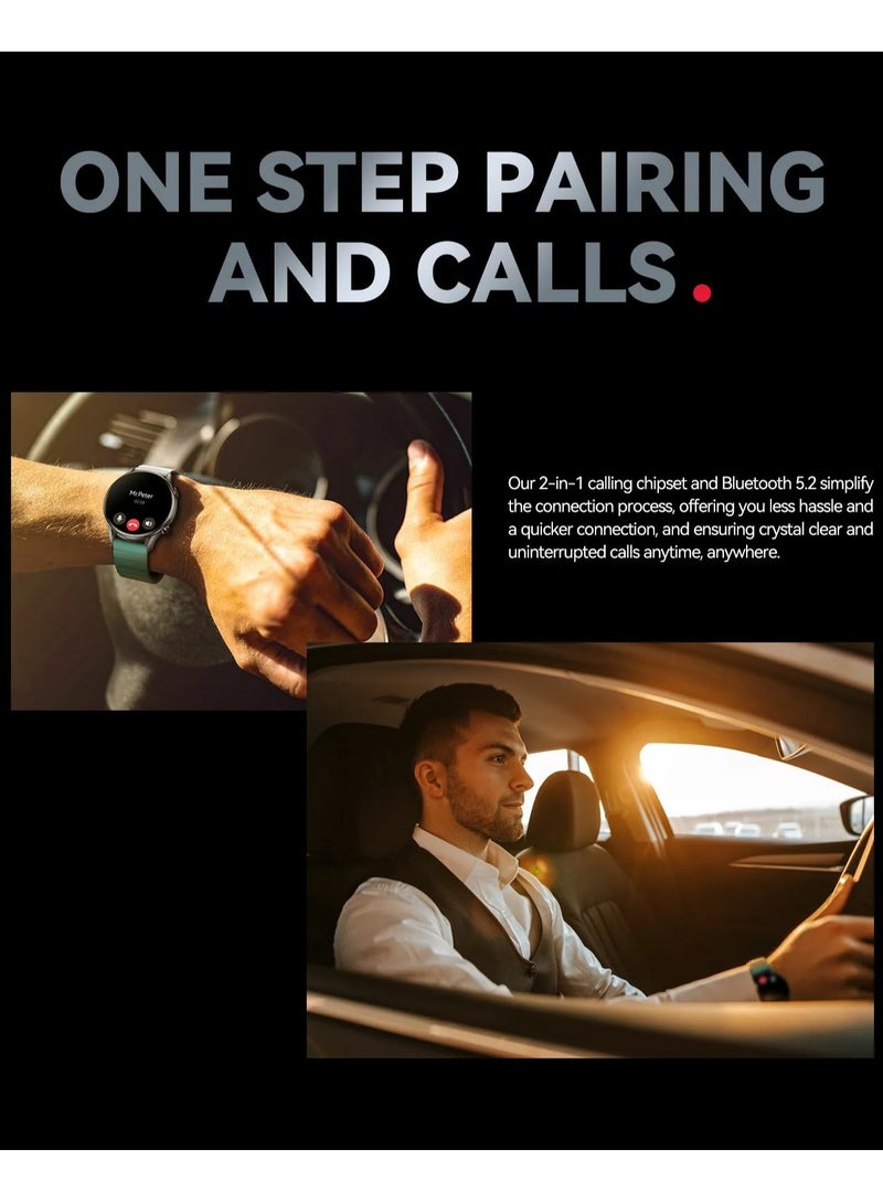 Kieslect Calling Watch Kr Pro Ltd with dual strap - SILVER