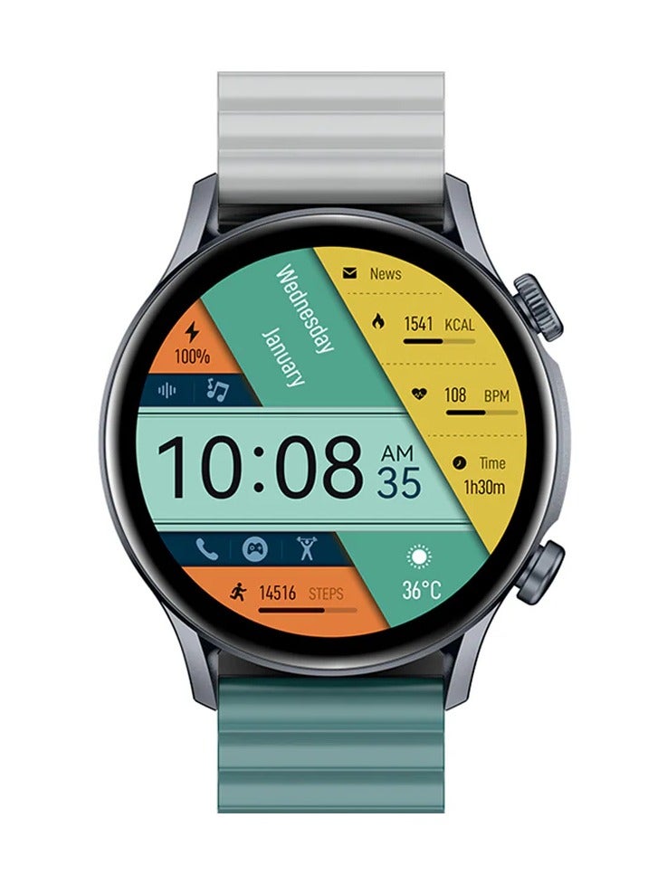 Kieslect Calling Watch Kr Pro Ltd with dual strap - SILVER