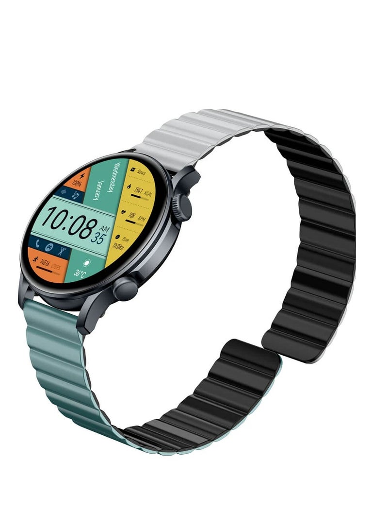 Kieslect Calling Watch Kr Pro Ltd with dual strap - SILVER