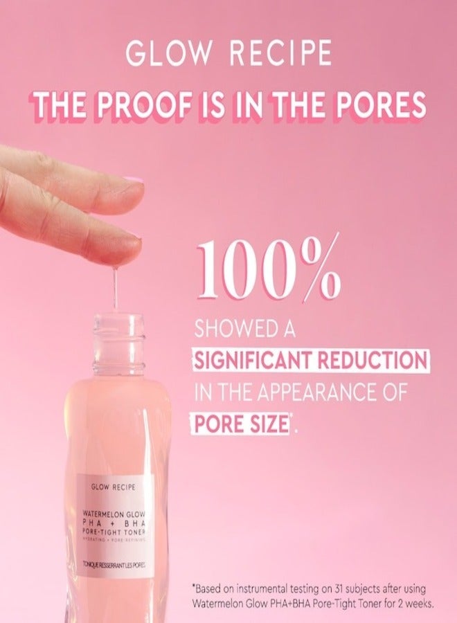 Glow Recipe Watermelon Glow PHA + BHA Pore Tight Toner - 40ml: Refresh & Refine Your Skin