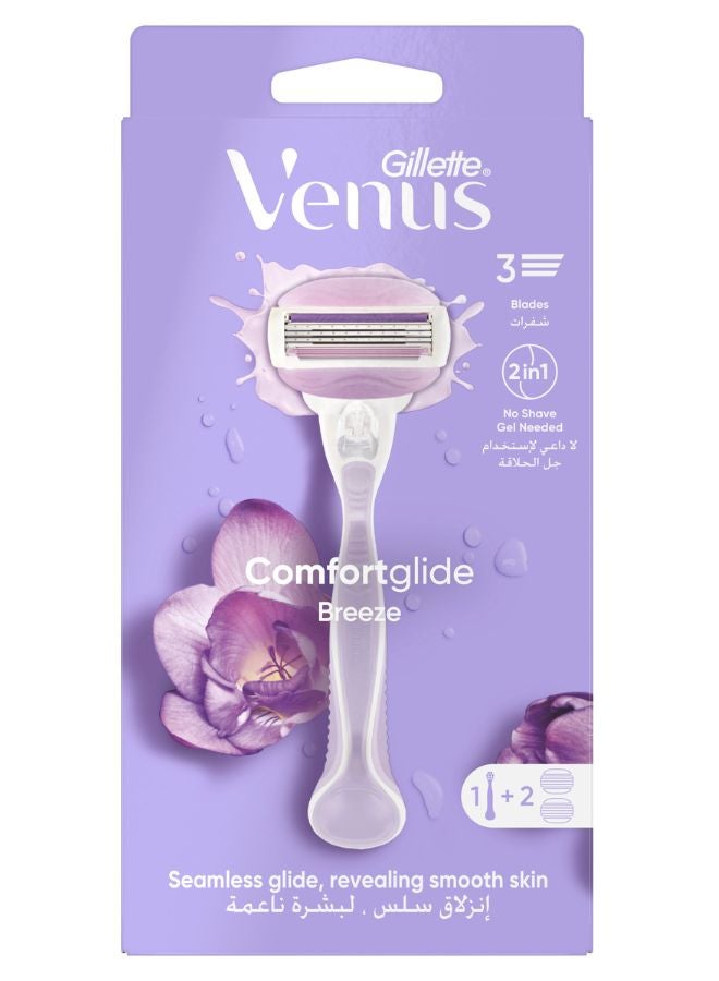 Gillete Venus Comfortglide Breeze Handle + 2 Blades