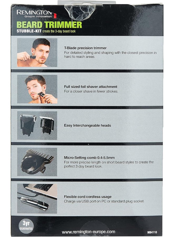 Beard Trimmer Stubble Kit REMB4110 20.8x12.1x7.5cm