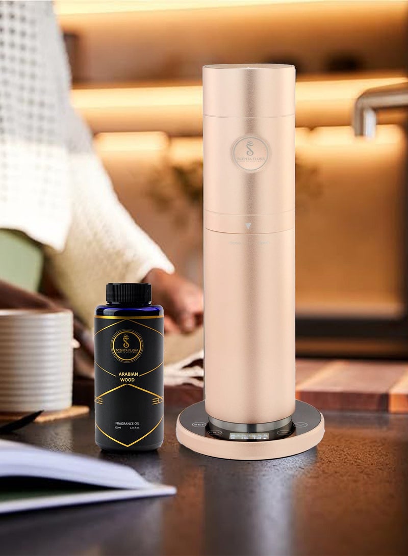 Arabian Wood Aroma Oil for Scent Diffusers Aromatherapy 200 ml | IFRA Certified | A Blend of lavender, Jasmine and Amber | Soothing, Healing, and Relaxing Fragrance