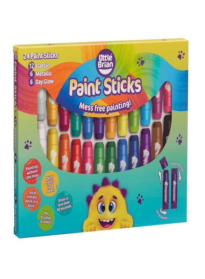 Little Brian Paint Sticks Assorted 24