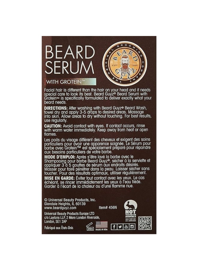 Beard Guyz Beard Serum With Grotei, Helps With Thicker And Fuller Look, 30Ml 30ml