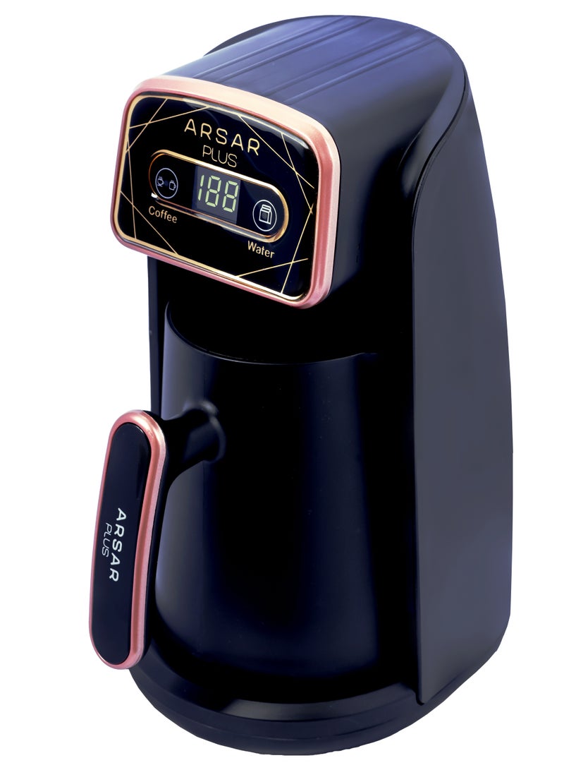 Luxurious Turkish Coffee Maker - Elegant Design with 600 Watts and Advanced Digital Sensor for Enjoying Delicious Coffee