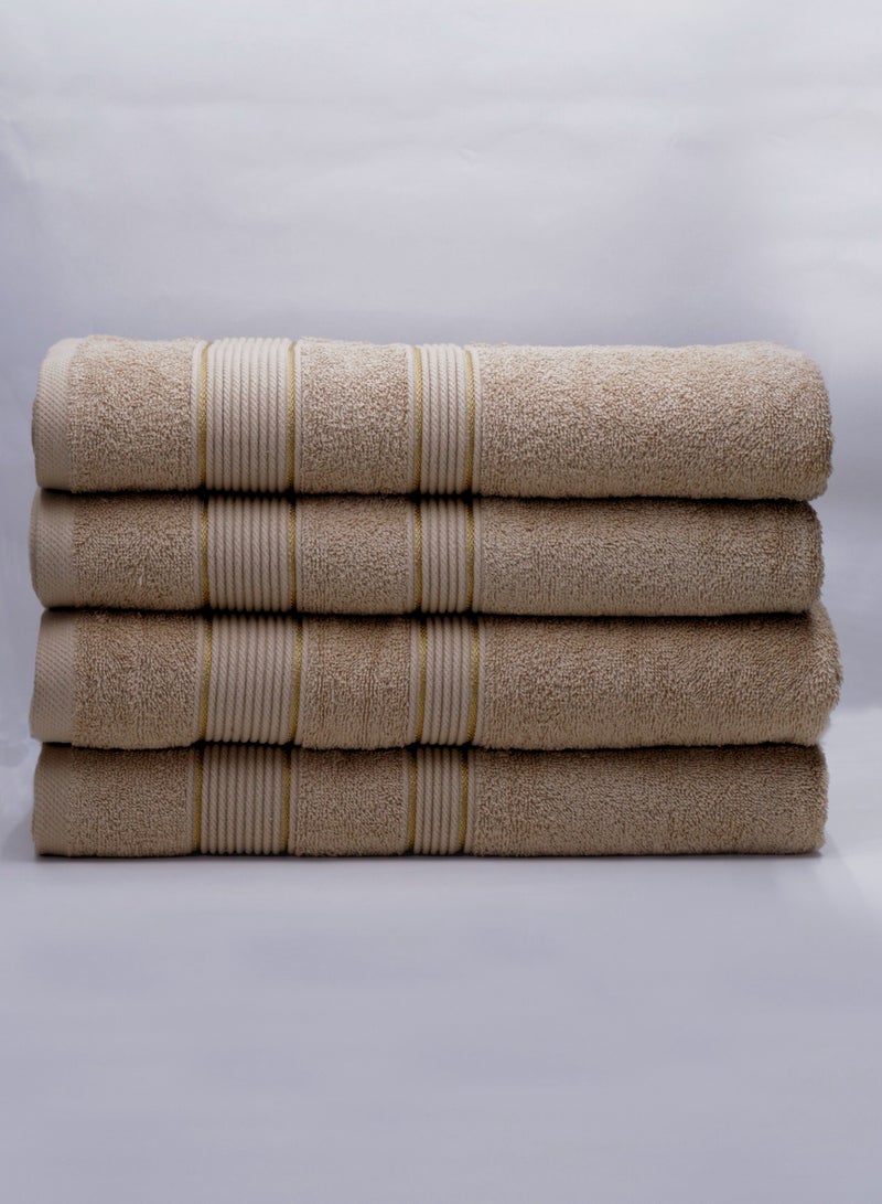 100% Cotton Ultra Soft Bath Towel Set, 70x140 cm, Quick Dry, Super Absorbent, Antibacterial Treatment, 550 GSM Terry