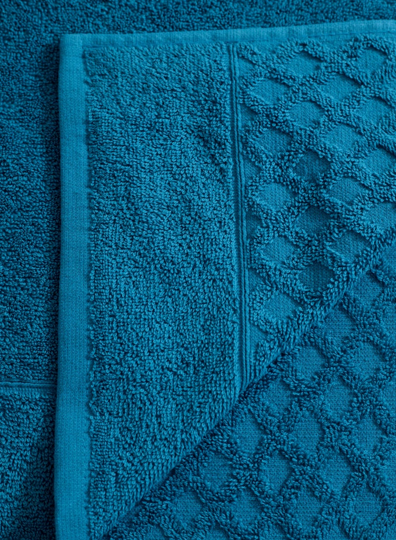 Diamond Jacquard 70 x 132cm 100% Cotton Bath Towel Pack , Premium Quality Towel