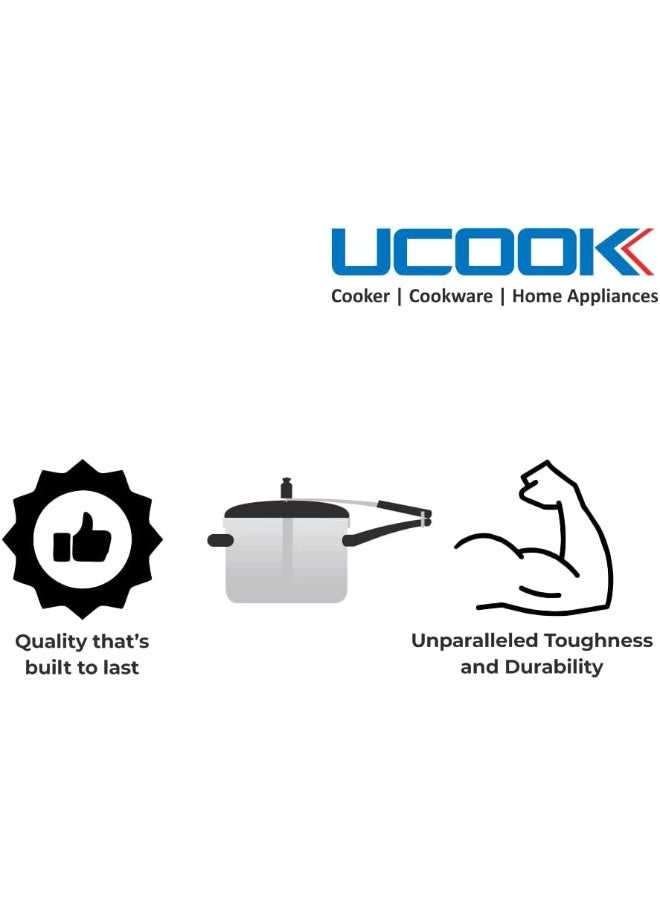 Ucook Silvo Steel Pressure Cooker