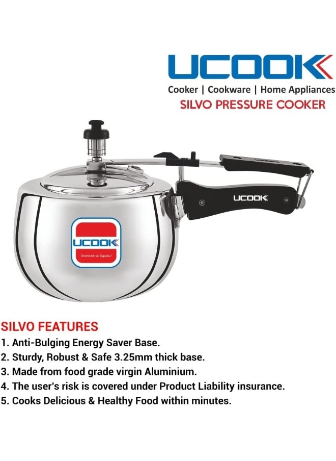 Ucook Silvo Steel Pressure Cooker