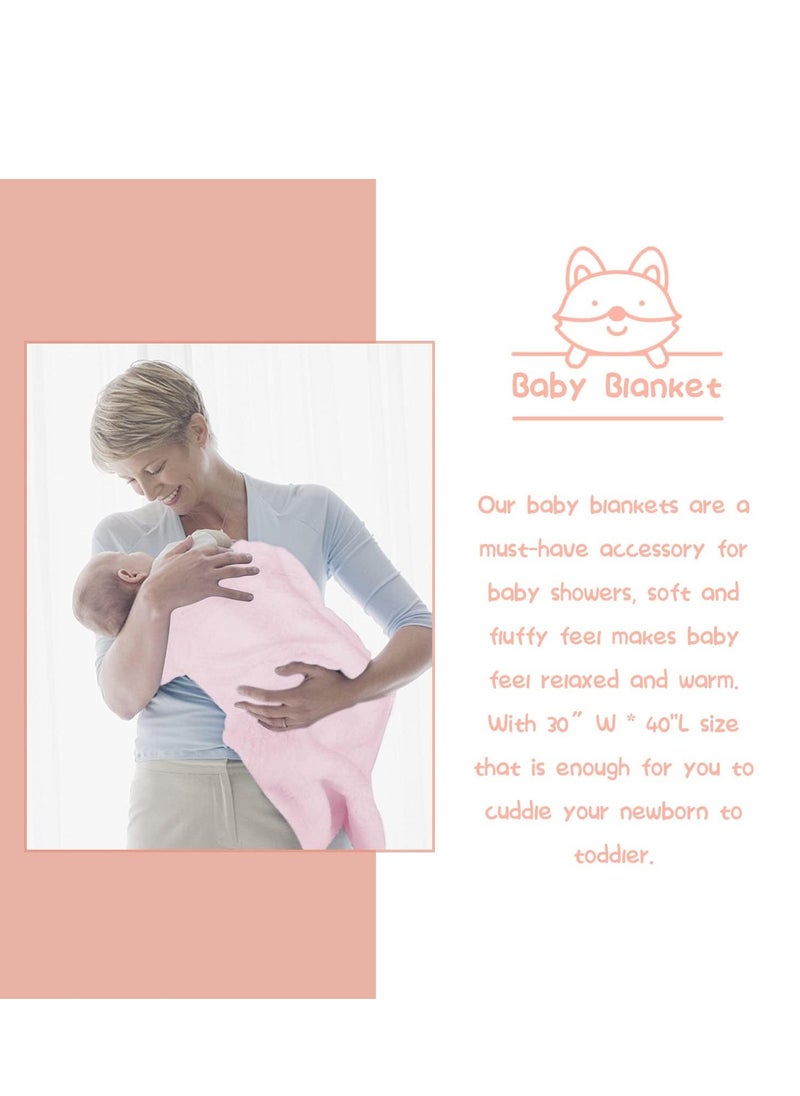Baby Shower Gifts, New Born Baby Gifts for Boys, Unique Baby Gifts Basket Essential Stuff - Baby Lovey Blanket Newborn Bibs Socks Wooden Rattle & Greeting Card, Newborn Baby Gift Set