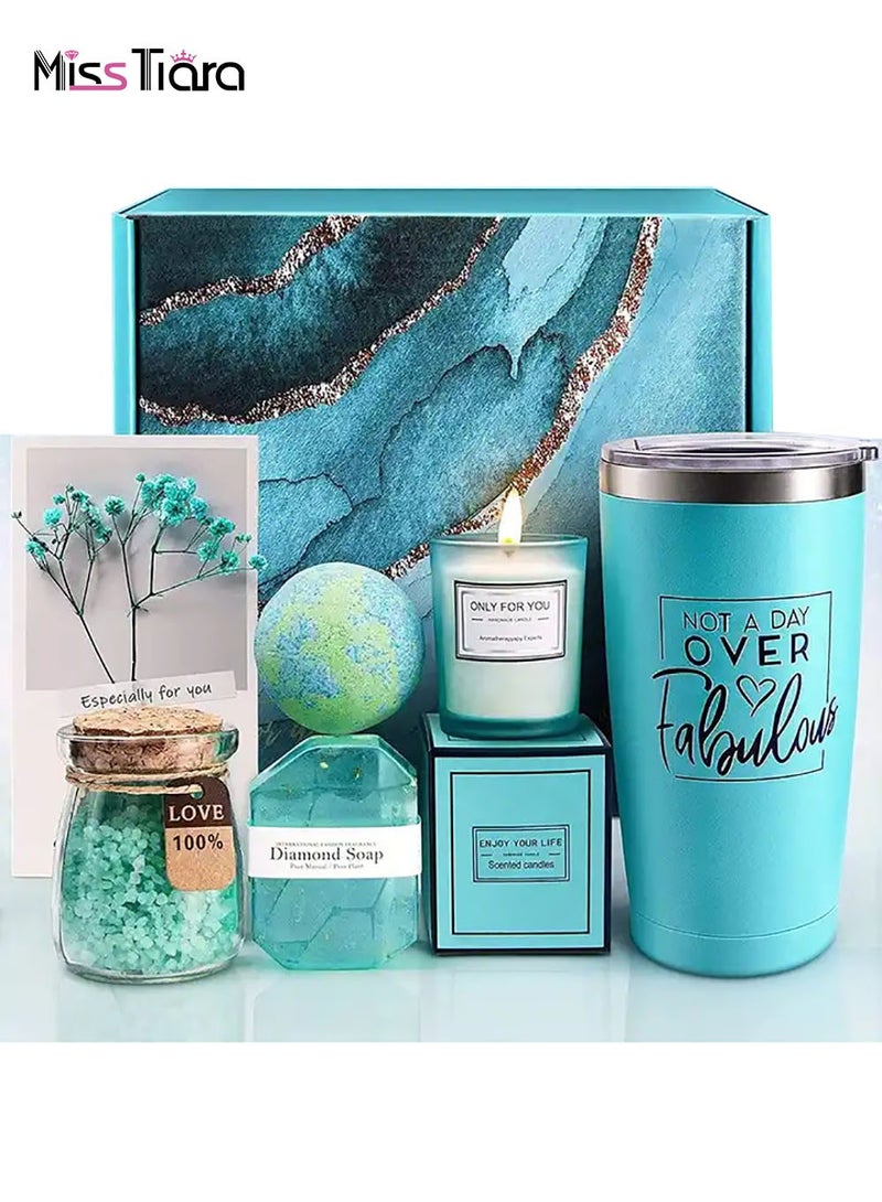 Gifts Basket for Women - Birthday Gifts for Women, Relaxing Spa Gift Basket Set, Unique Gift Ideas for Women, Gifts for Mom Sister Best Friend Wife, Coworker Teacher Nurse Gifts for Women